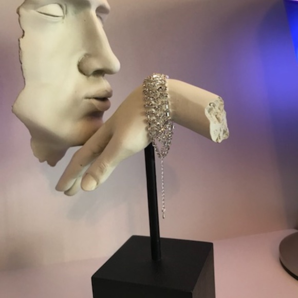 Stunning Sterling Silver Bracelet V‎ Shape CV - Picture 2 of 8